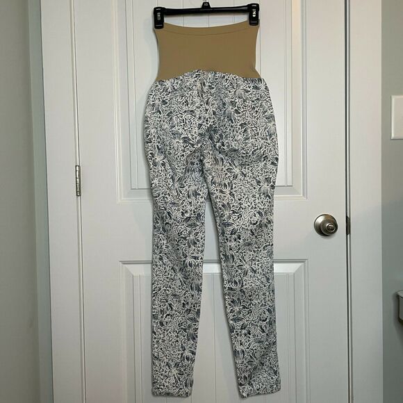 Motherhood Maternity Jeans Small 4 Floral Skinny - Picture 2 of 10